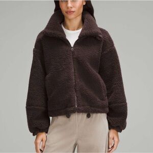 lululemon athletica Dark Brown Teddy Jacket